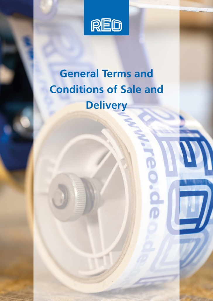 REO General Terms and Conditions of Sale and Delivery